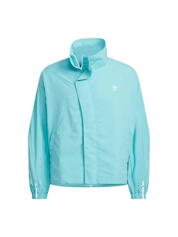 Куртка оригиналы x обычные люди легкая тканая куртка азиатские размеры Adidas — изображение 1 из 4, синий