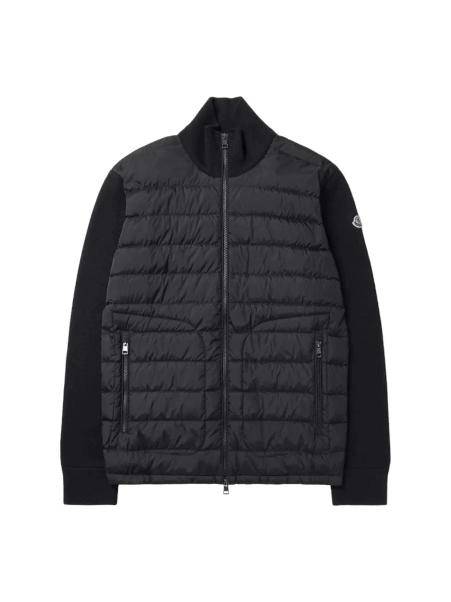 Куртка Moncler Padded Wool Cardigan Jacket 24FW 'Black' — изображение 1 из 4, черный