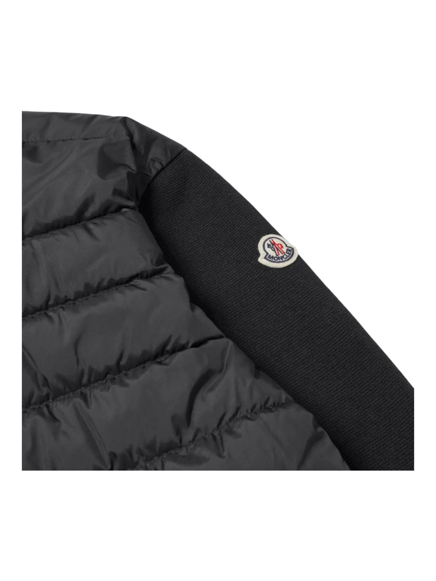 Куртка Moncler Padded Wool Cardigan Jacket 24FW 'Black' — изображение 4 из 4, черный