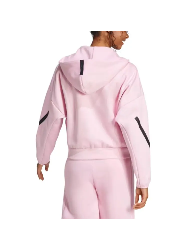 Толстовка Adidas Z.N.E. Full-Zip — изображение 5 из 6, розовый