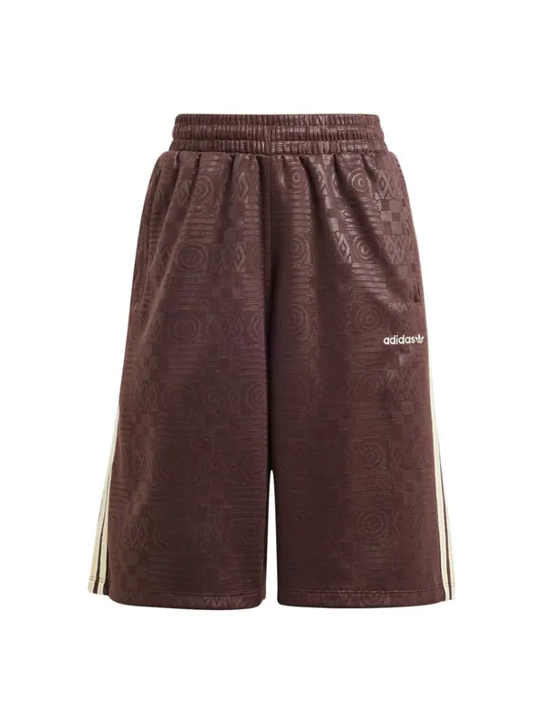 Шорты '80s capri shorts 'brown' Adidas — изображение 1 из 3, коричневый