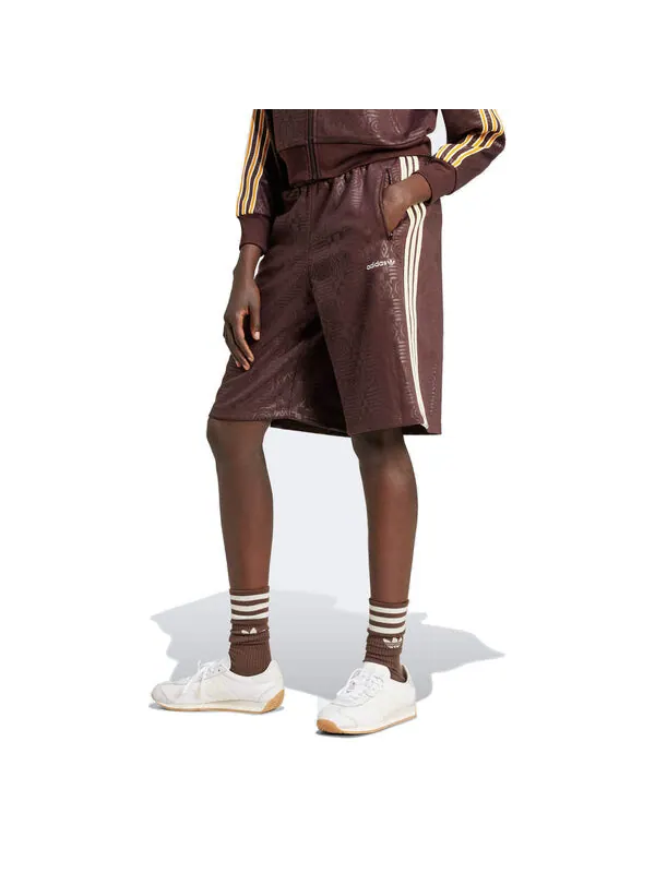 Шорты '80s capri shorts 'brown' Adidas — изображение 2 из 3, коричневый