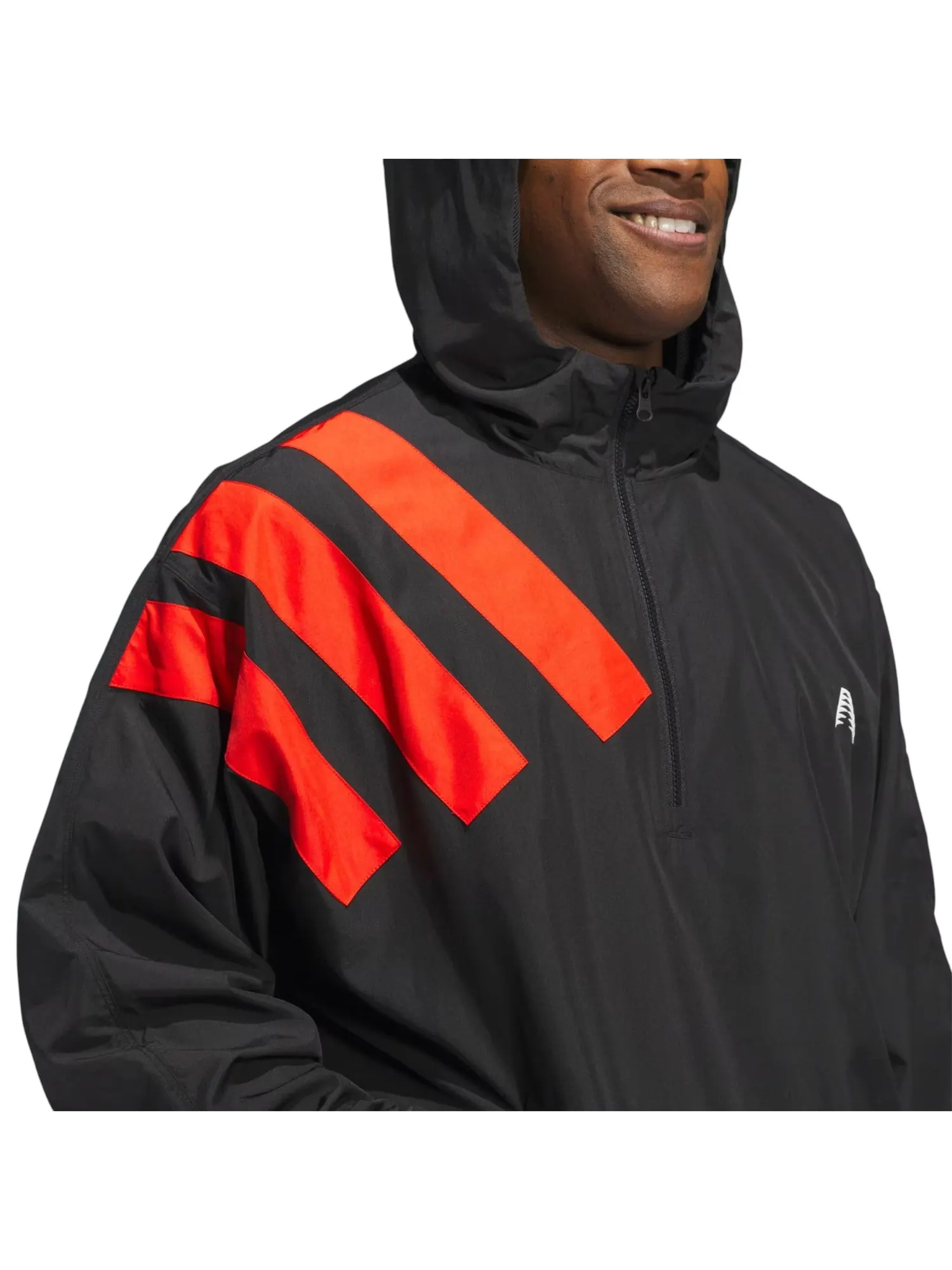 Куртка-анорак Adidas Anthony Edwards, азиатский размер — изображение 4 из 4, красный