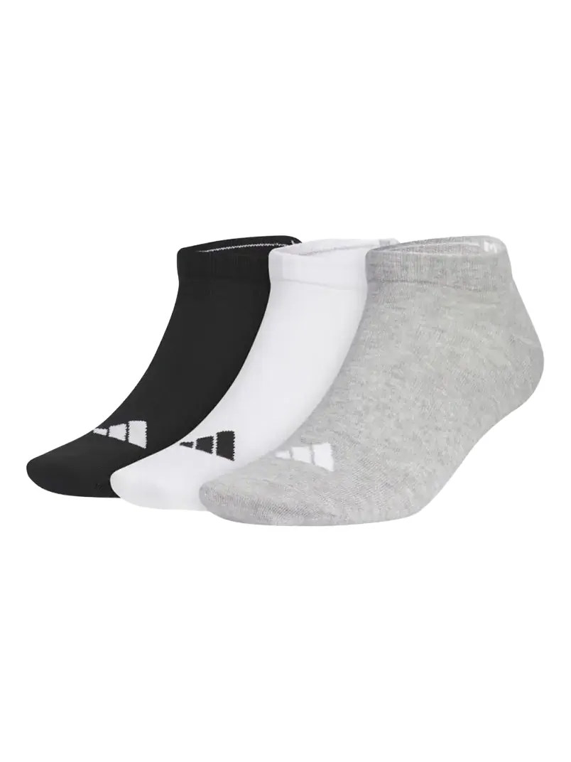 Носки adidas SPW Low Socks 3 Pack 'Grey Black White' — изображение 1 из 1, мульти