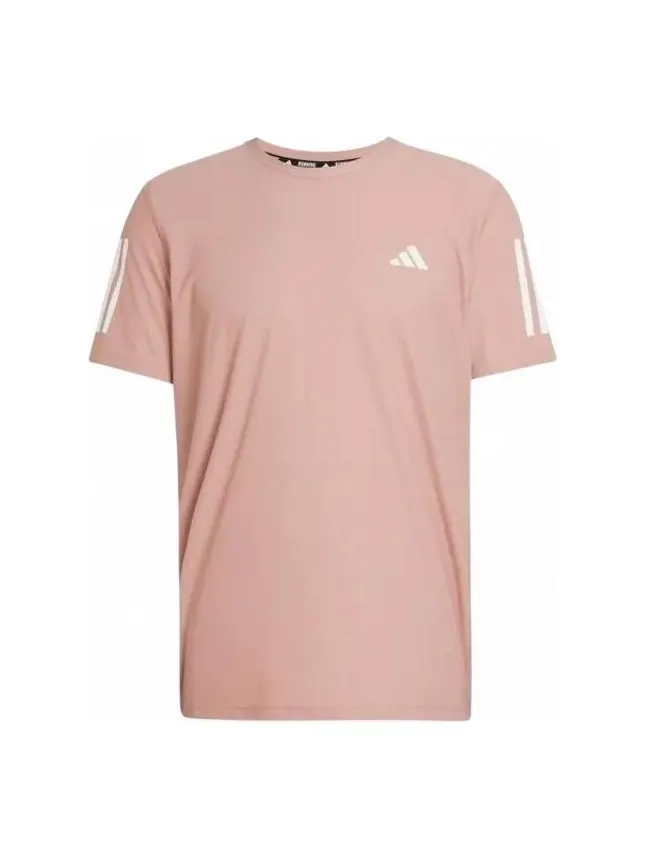Футболка adidas Own the Run T-Shirt 'Pink' — изображение 1 из 4, розовый