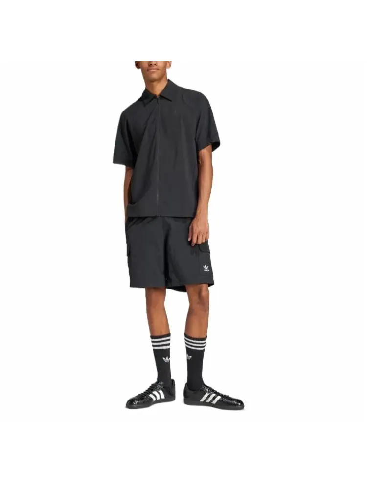 Шорты adidas Trefoil Essentials Woven Cargo Shorts Asia Sizing 'Black' — изображение 4 из 4, черный