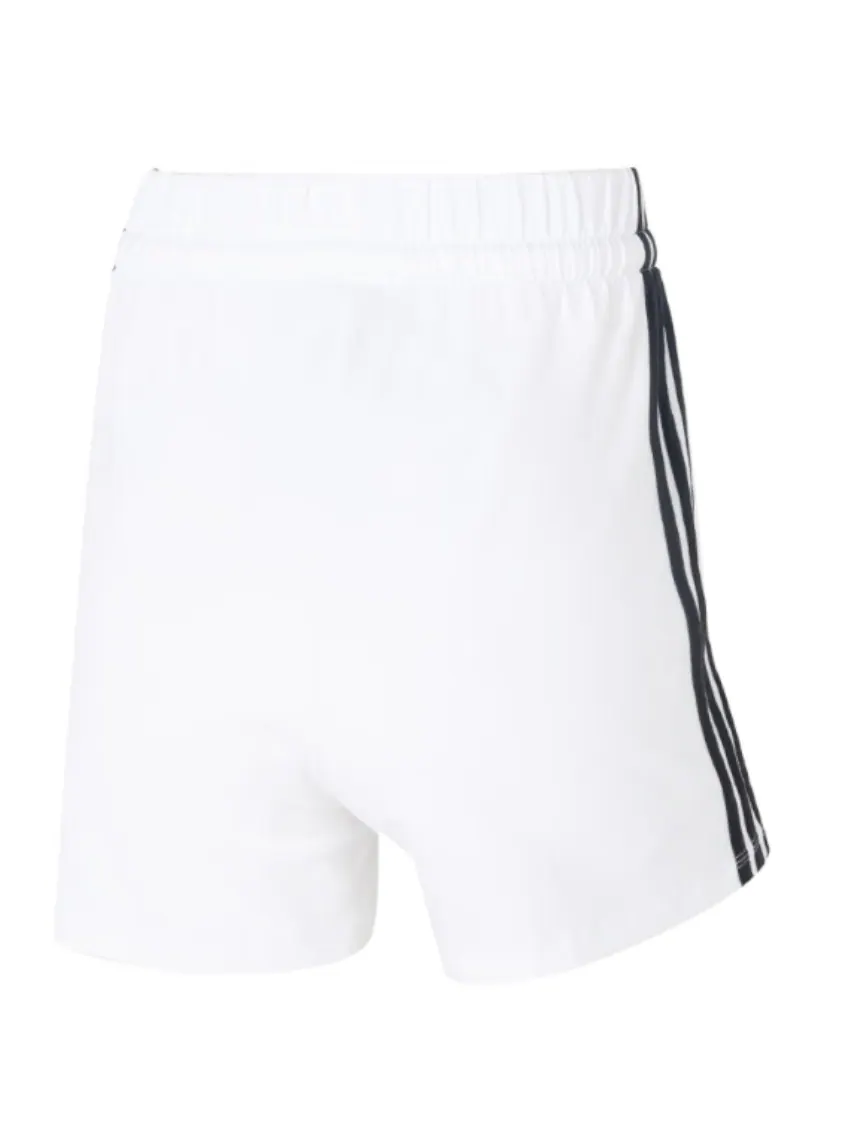 (WMNS) Шорты-стринги Adidas с тремя полосками — изображение 2 из 2, белый/черный