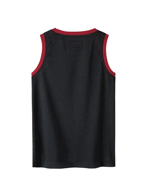 Спортивная футболка mesh jersey 'black red white' Air Jordan — изображение 3 из 3, черный/белый/красный