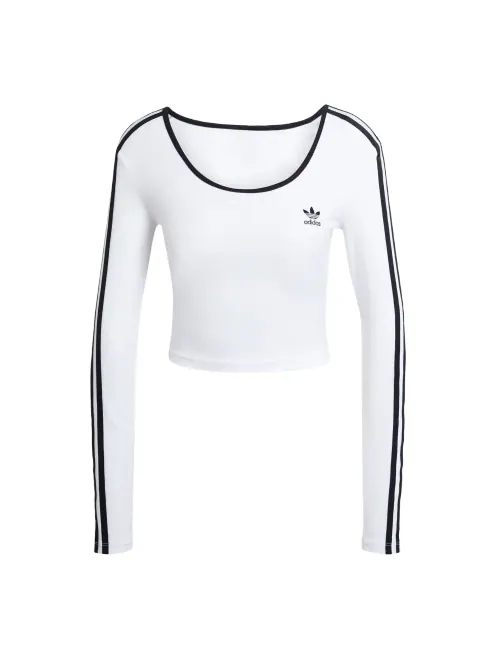 (WMNS) Футболка Adidas Adicolor 3-Stripes с коротким рукавом, азиатский размер — изображение 1 из 1, белый