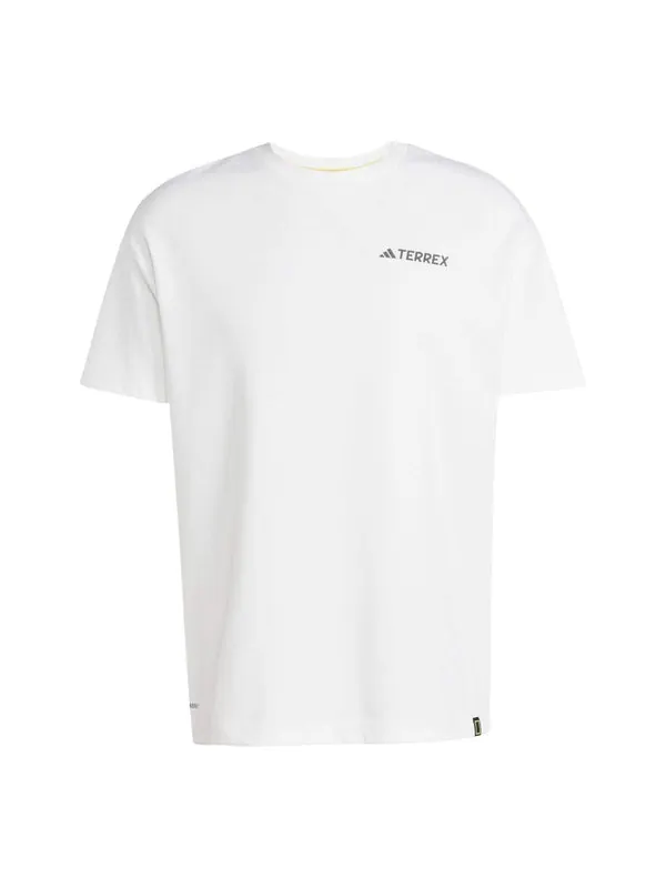 Футболка x national geographic aeroready graphic t-shirt asia sizing Adidas — изображение 1 из 3, белый