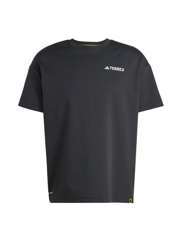 Футболка x national geographic aeroready graphic t-shirt asia sizing Adidas — изображение 1 из 3, черный