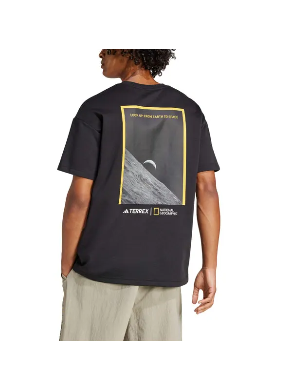 Футболка x national geographic aeroready graphic t-shirt asia sizing Adidas — изображение 3 из 3, черный