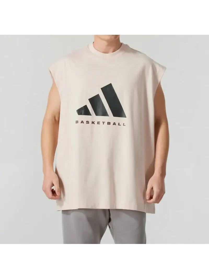 Жилет adidas Basketball Vest 'Pink' — изображение 2 из 5, розовый