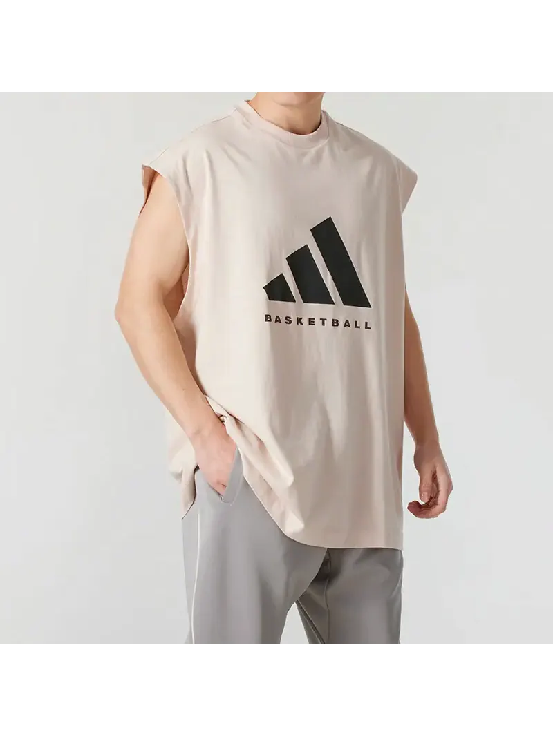 Жилет adidas Basketball Vest 'Pink' — изображение 3 из 5, розовый