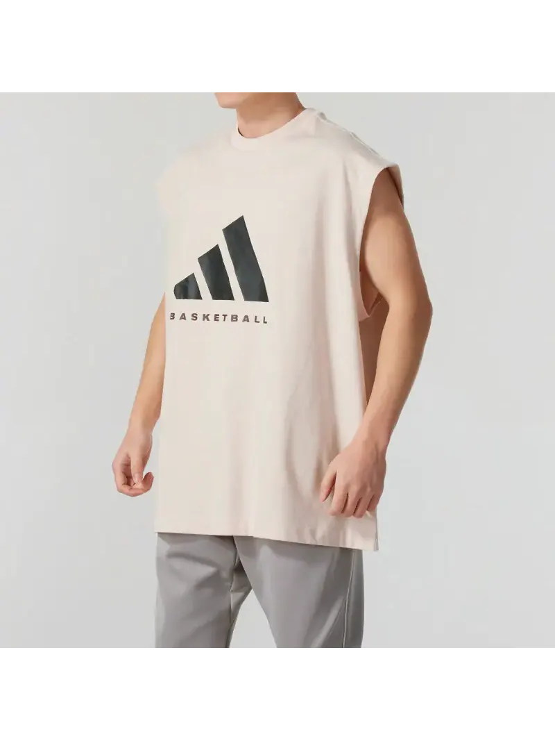 Жилет adidas Basketball Vest 'Pink' — изображение 4 из 5, розовый