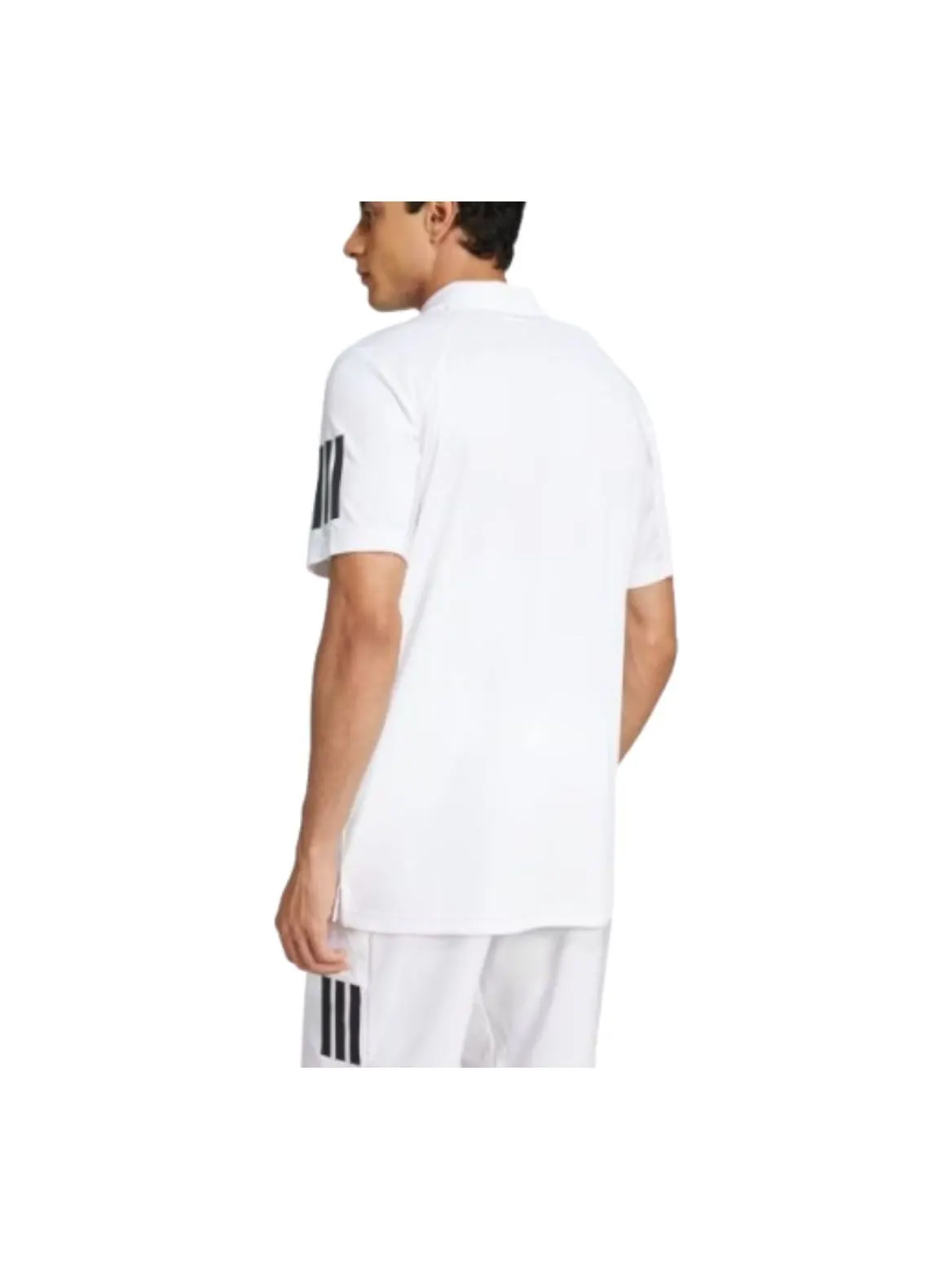 Футболка-поло Adidas Club Tennis с тремя полосками — изображение 2 из 2, белый