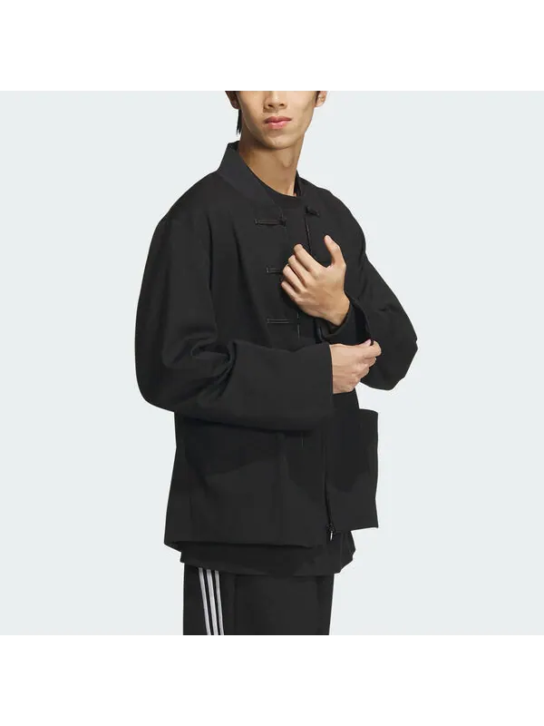 Куртка x samuel gui yang трикотажная куртка азиатские размеры Adidas — изображение 2 из 3, черный