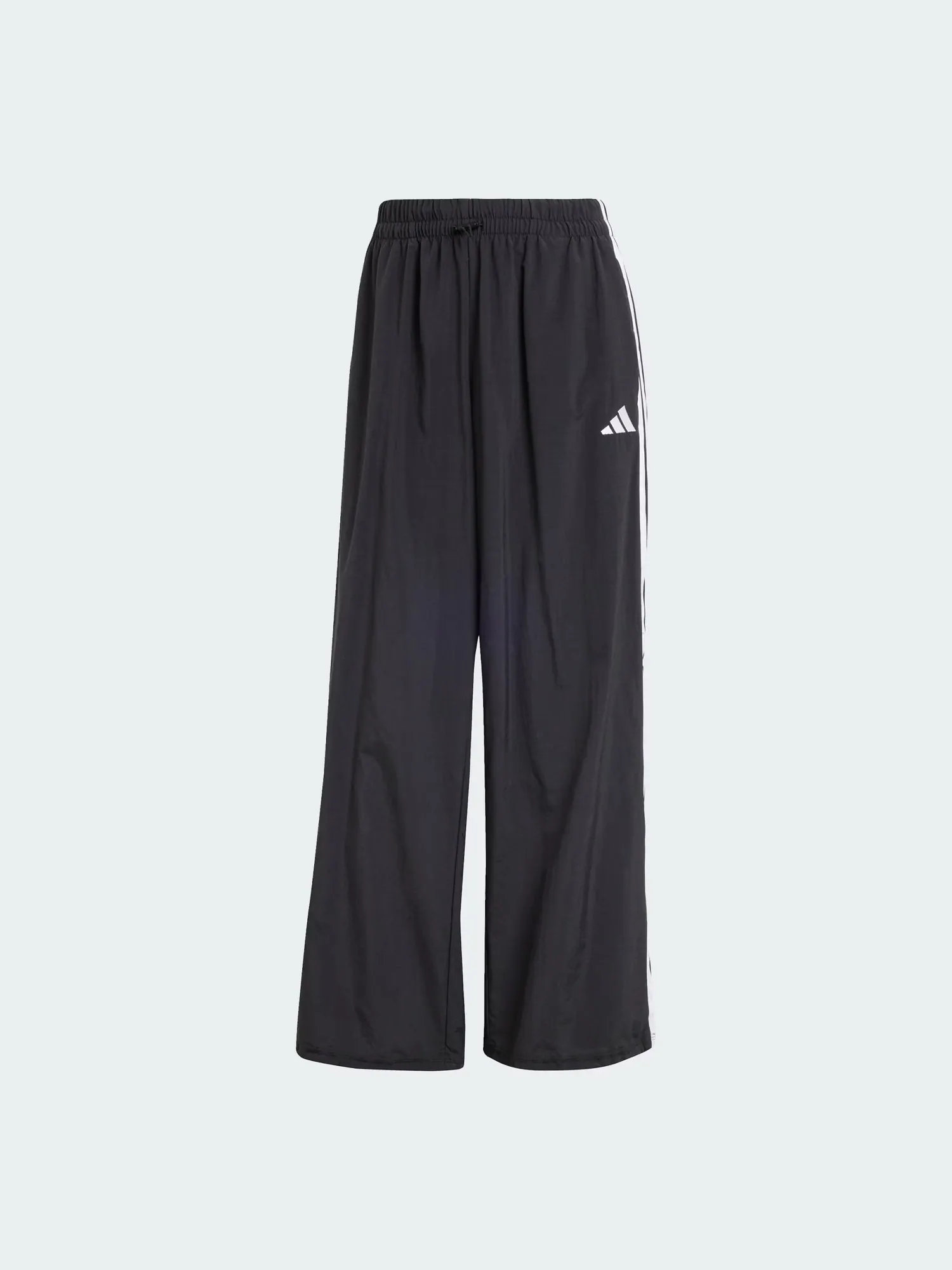 Брюки спортивные Adidas Essentials 3-Stripes Lifestyle Woven Parachute — изображение 1 из 6, черный