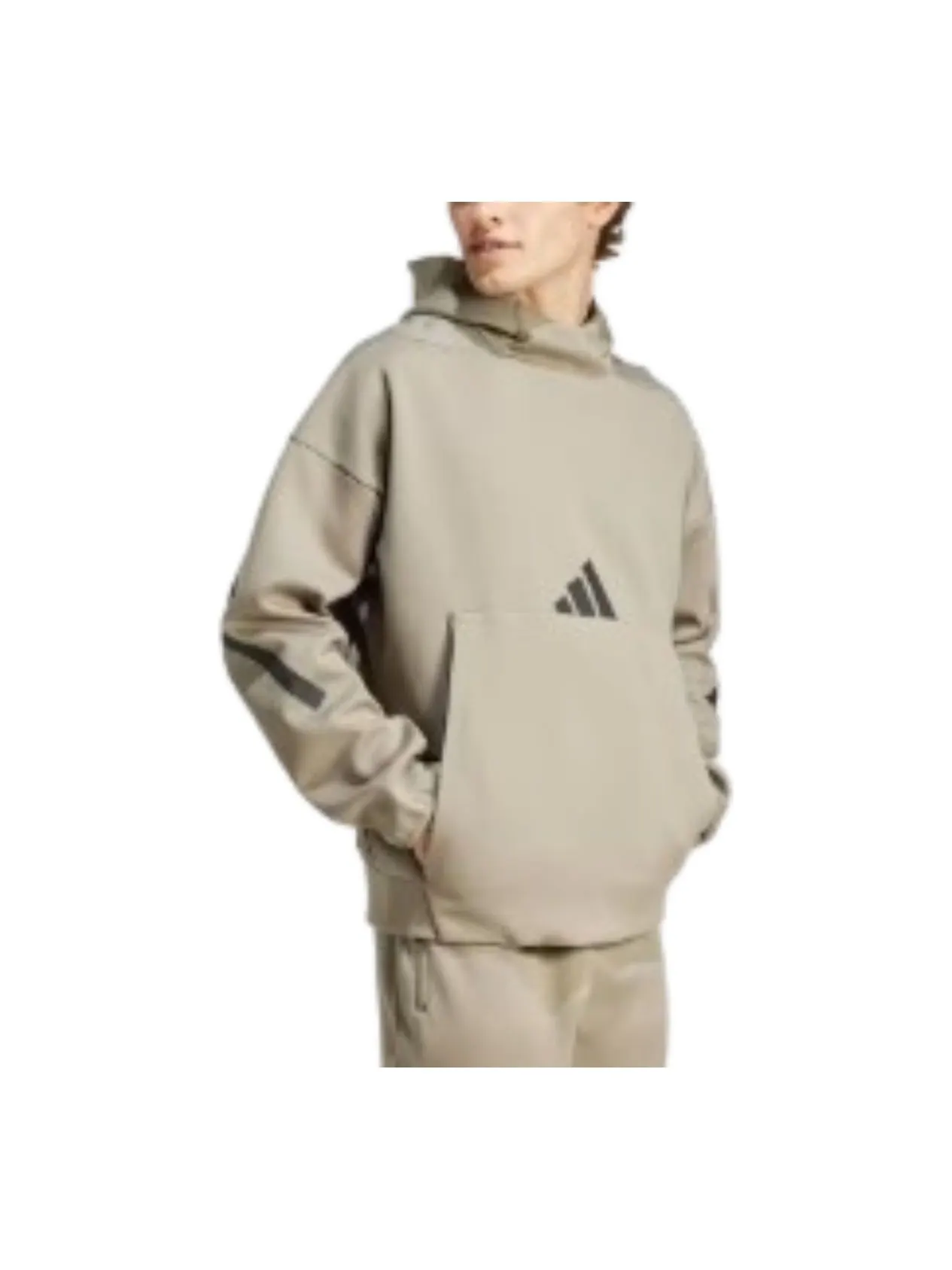 Худи Adidas ZNE "Коричневый" — изображение 2 из 3