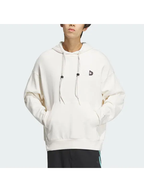 Толстовка оригиналы v day hoodie asia sizing Adidas — изображение 3 из 4, белый/синий
