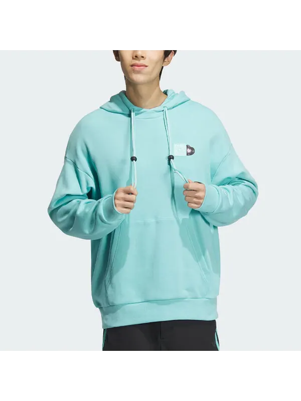 Толстовка оригиналы v day hoodie asia sizing Adidas — изображение 3 из 4, синий/белый