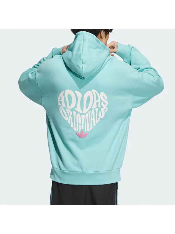 Толстовка оригиналы v day hoodie asia sizing Adidas — изображение 4 из 4, синий/белый
