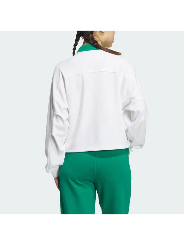 Рубашка поло verbiage polo shirt asia sizing Adidas — изображение 4 из 4, белый/зеленый