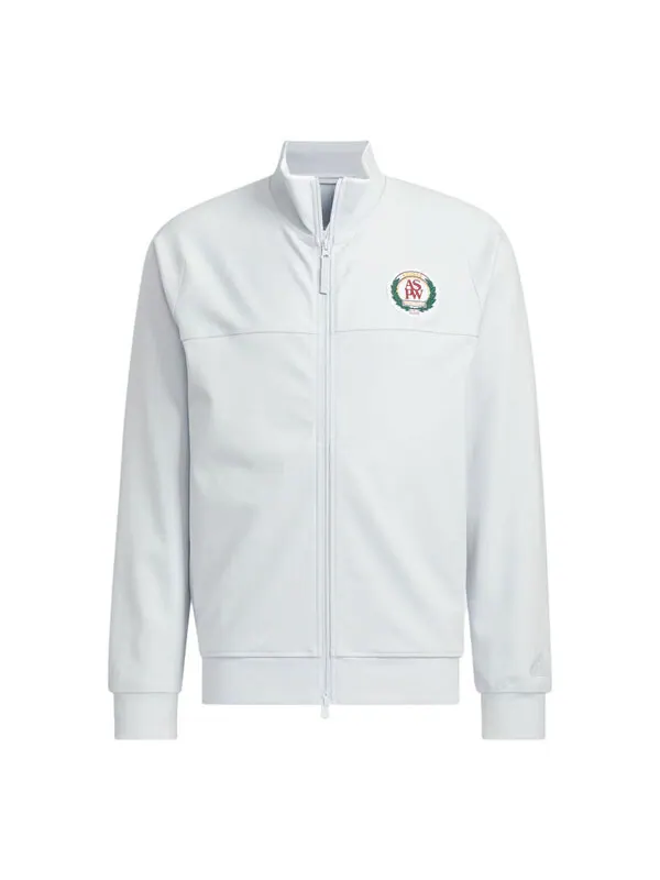 Куртка verbiage knit jacket asia sizing Adidas — изображение 1 из 4, белый