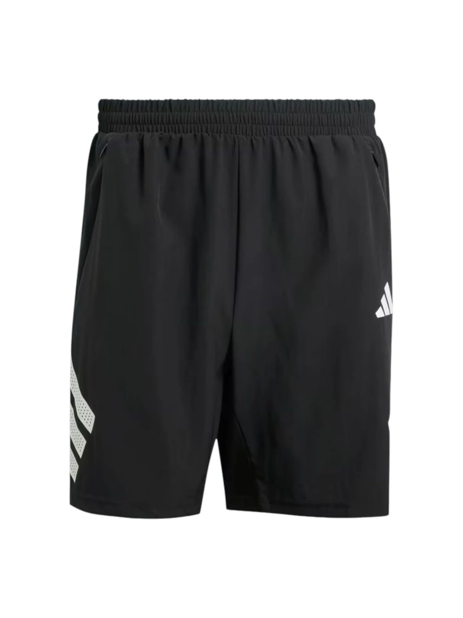 Шорты Adidas Icon Three Stripes Shorts 'Black White' — изображение 1 из 5, черный/белый