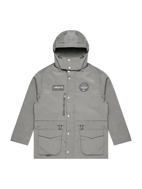 Куртка spzl f.c. parka 'dove grey' Adidas — изображение 1 из 1, серый