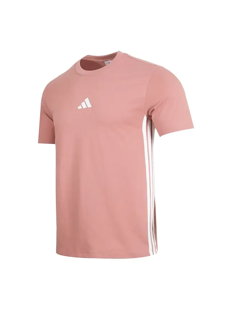 Футболка adidas Essentials Performance T-Shirt 'Pink White' — изображение 1 из 2, розовый