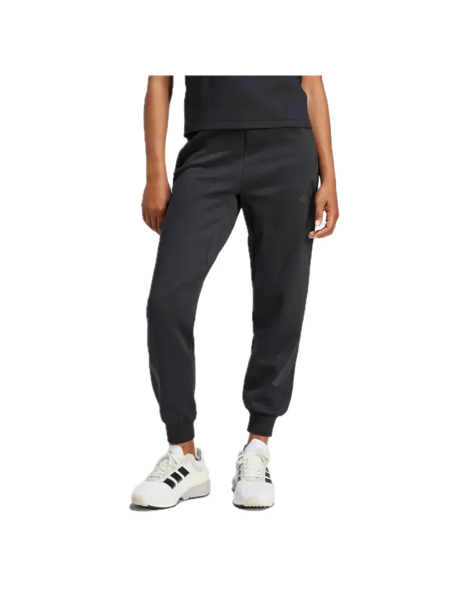 Спортивные брюки (WMNS) adidas Z.N.E Pants 'Black White' — изображение 2 из 3, черный