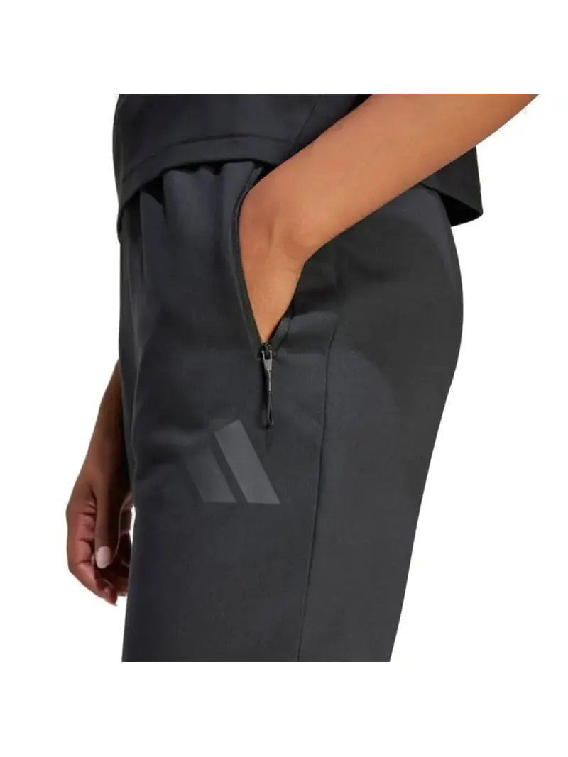 Спортивные брюки (WMNS) adidas Z.N.E Pants 'Black White' — изображение 3 из 3, черный
