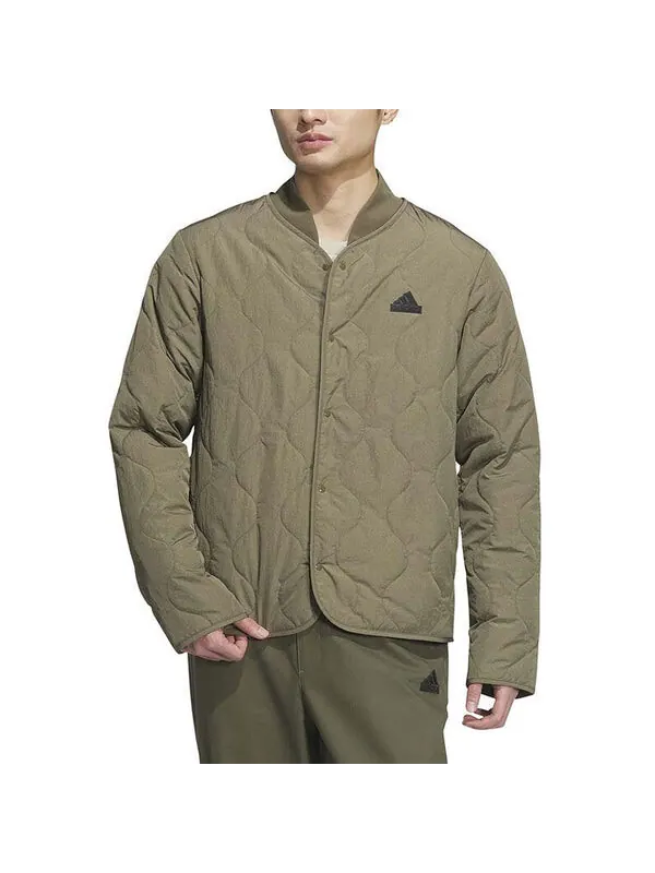 Куртка city escape стеганая куртка asia sizing Adidas — изображение 3 из 4, оливковый зеленый