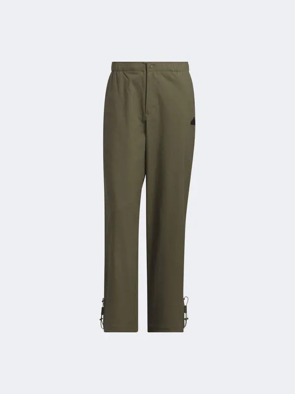 Брюки city escape woven tracksuit bottoms 'green' Adidas — изображение 1 из 3, зеленый