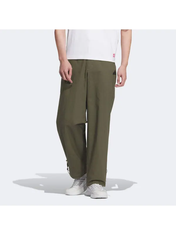 Брюки city escape woven tracksuit bottoms 'green' Adidas — изображение 2 из 3, зеленый
