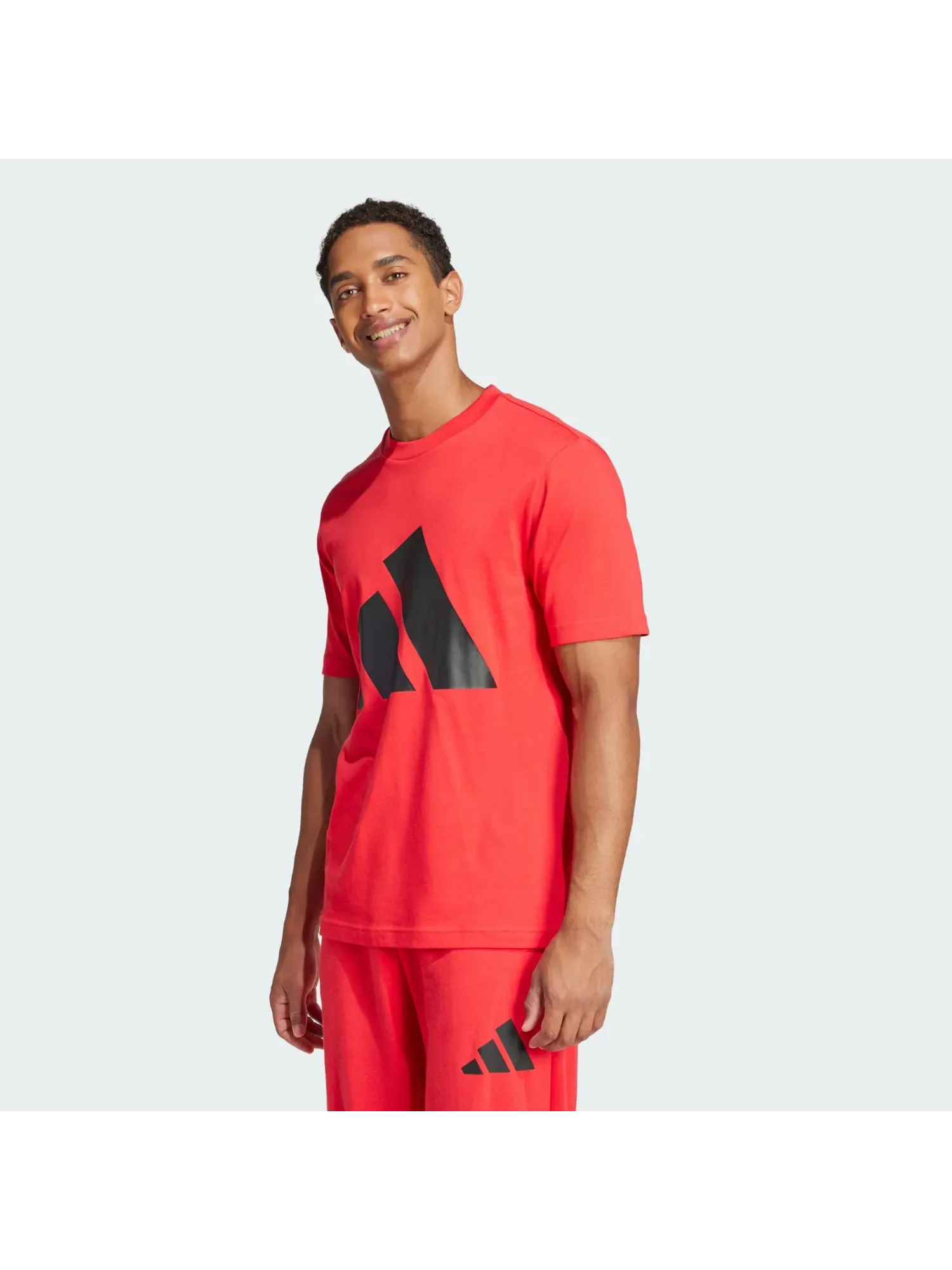 Футболка Adidas Essentials Big Logo — изображение 1 из 5, красный