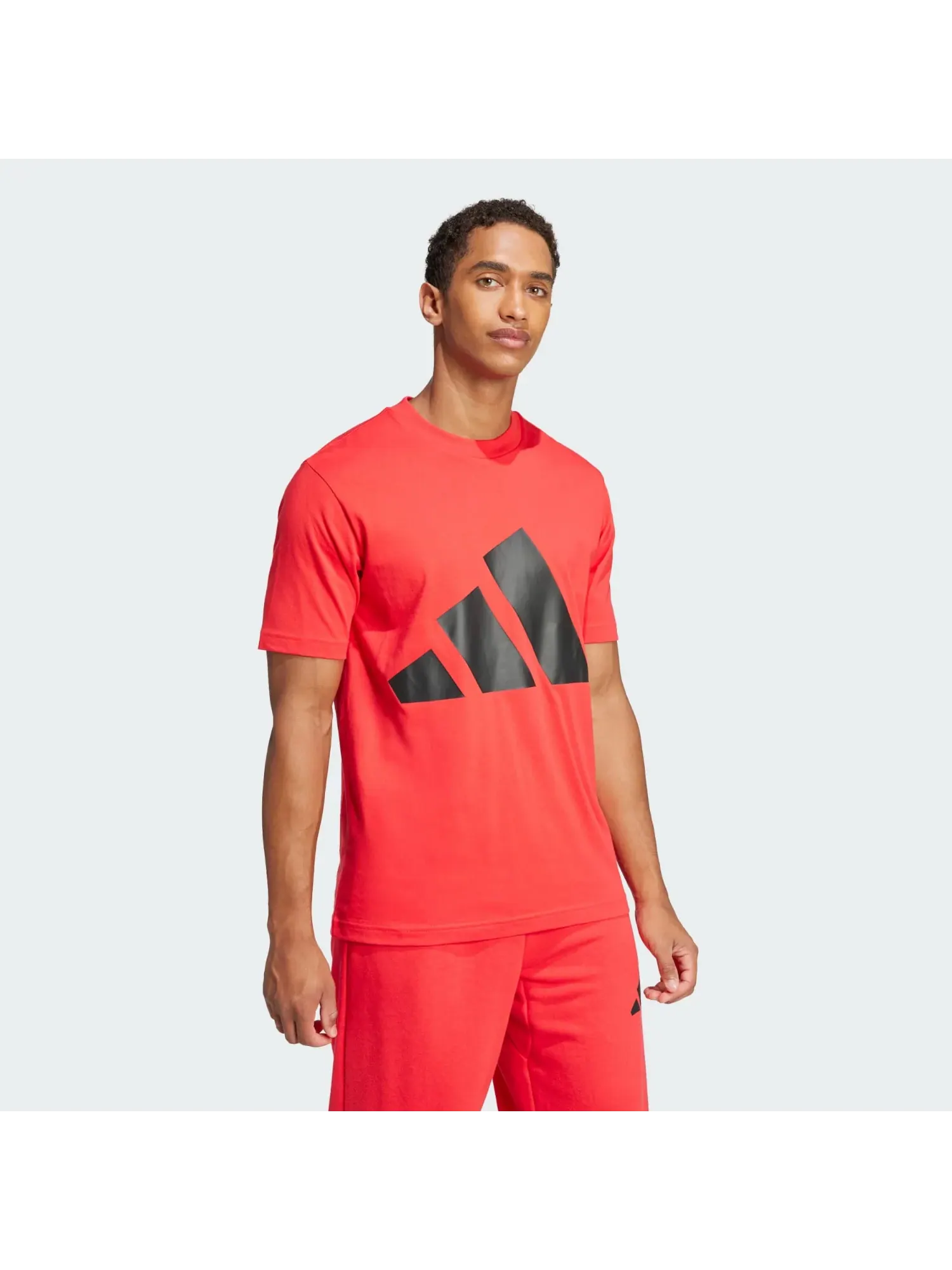 Футболка Adidas Essentials Big Logo — изображение 2 из 5, красный