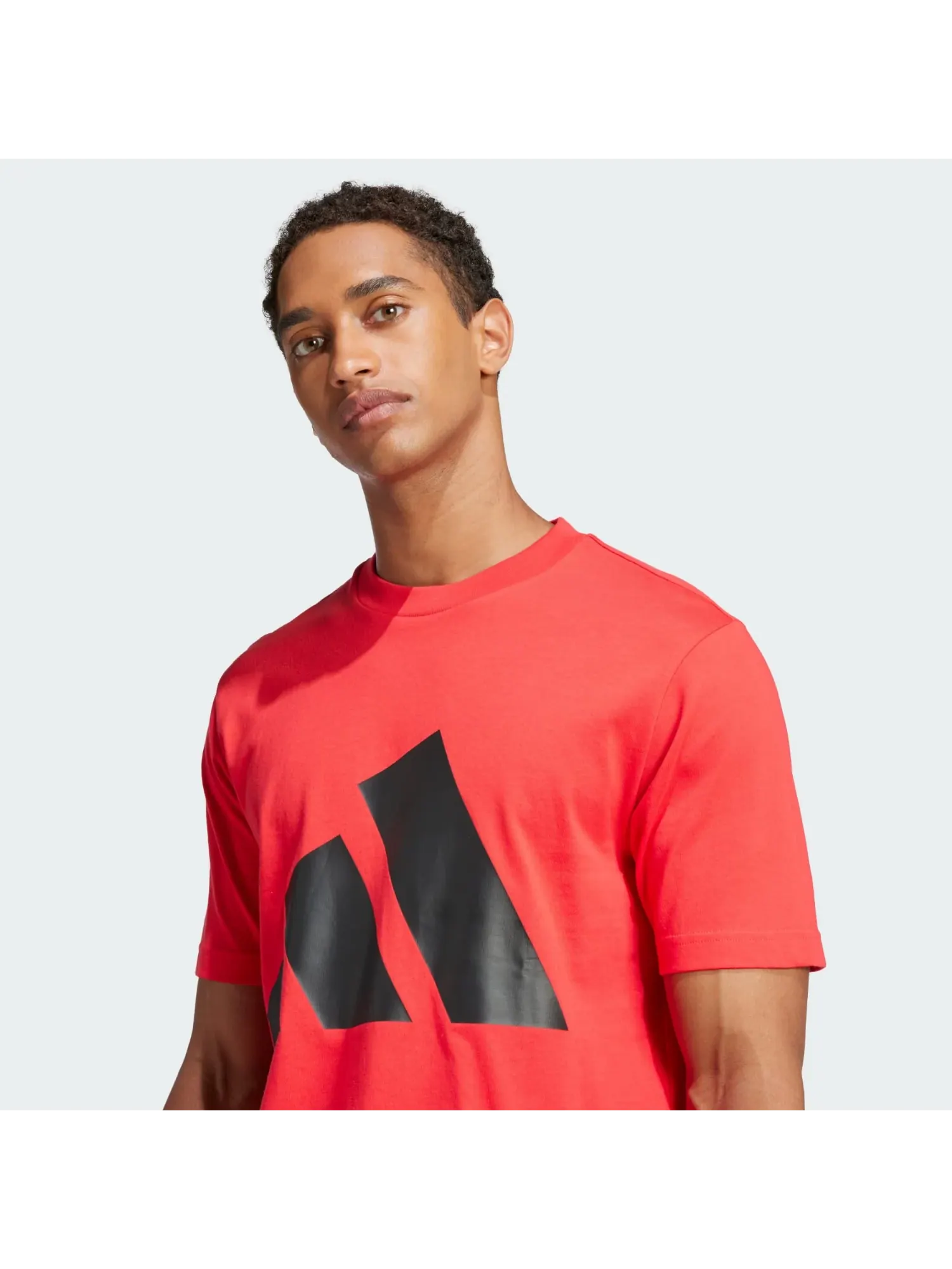 Футболка Adidas Essentials Big Logo — изображение 4 из 5, красный