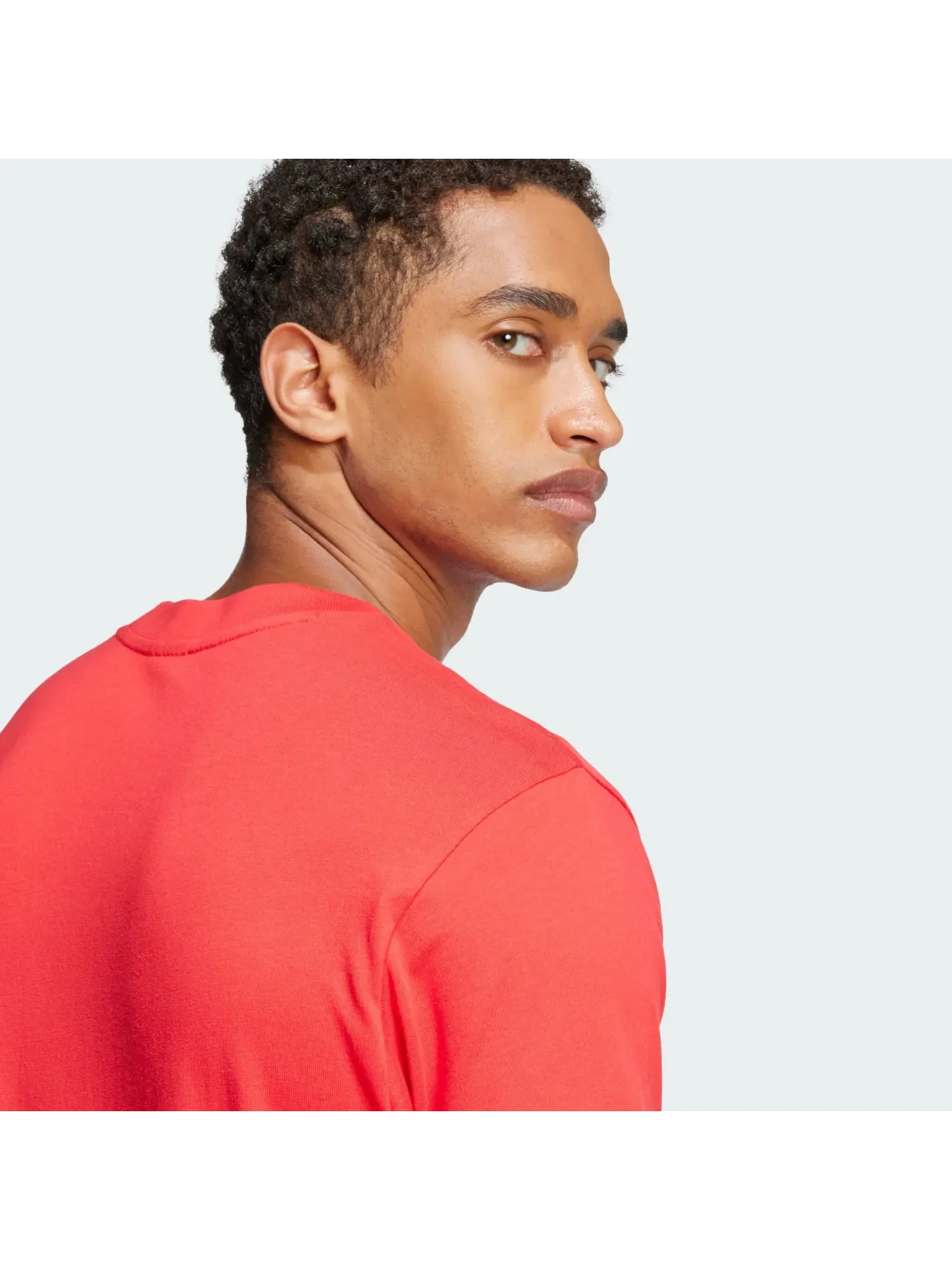 Футболка Adidas Essentials Big Logo — изображение 5 из 5, красный