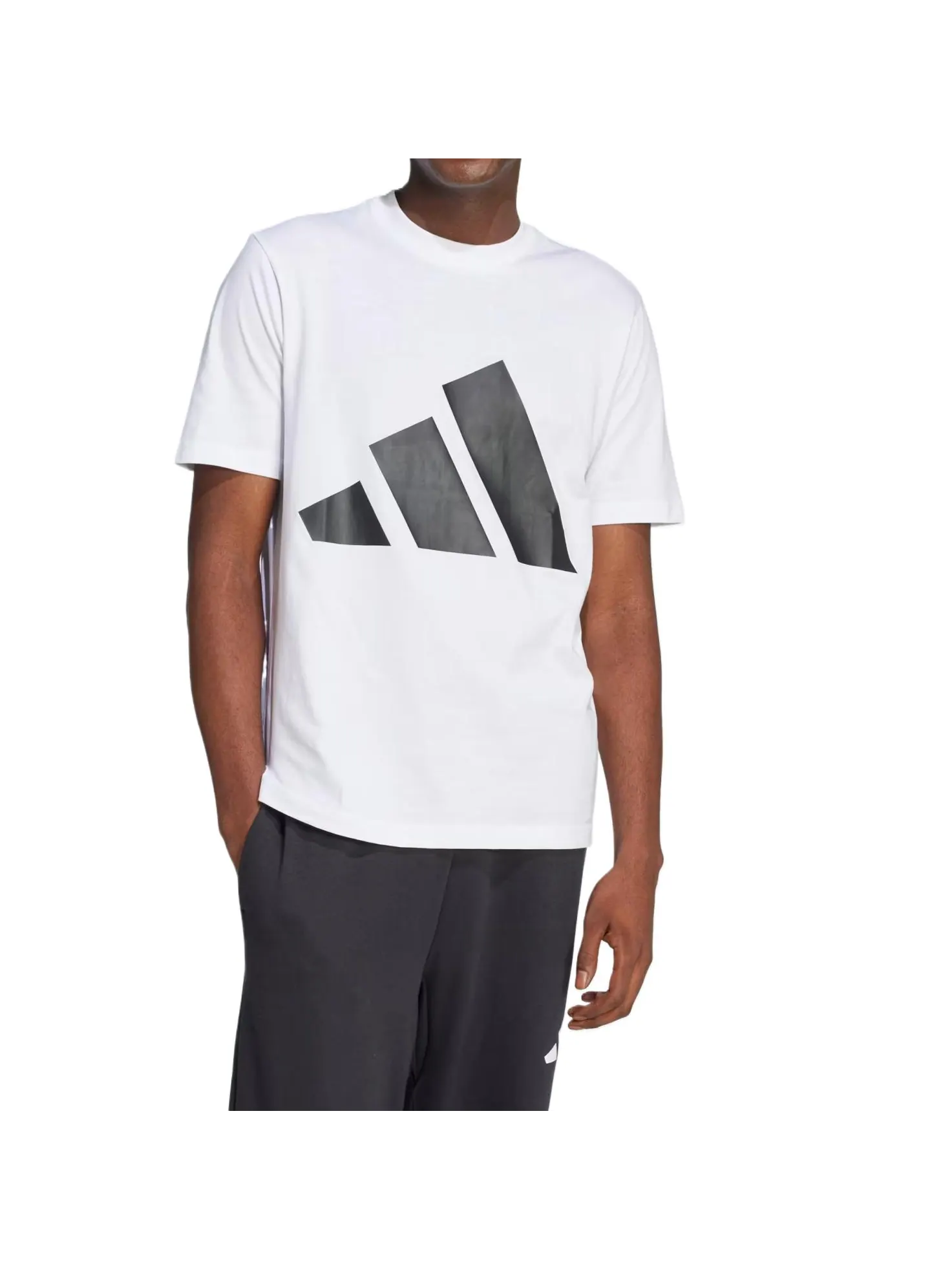 Футболка Adidas Essentials Big Logo — изображение 3 из 5, белый