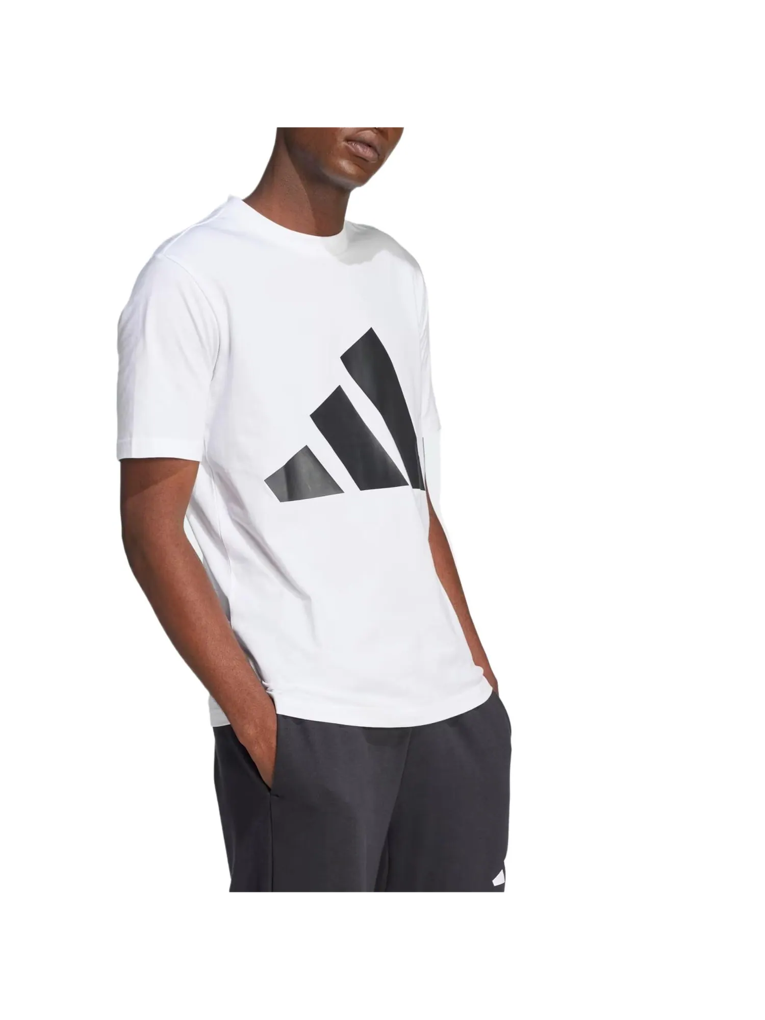 Футболка Adidas Essentials Big Logo — изображение 5 из 5, белый