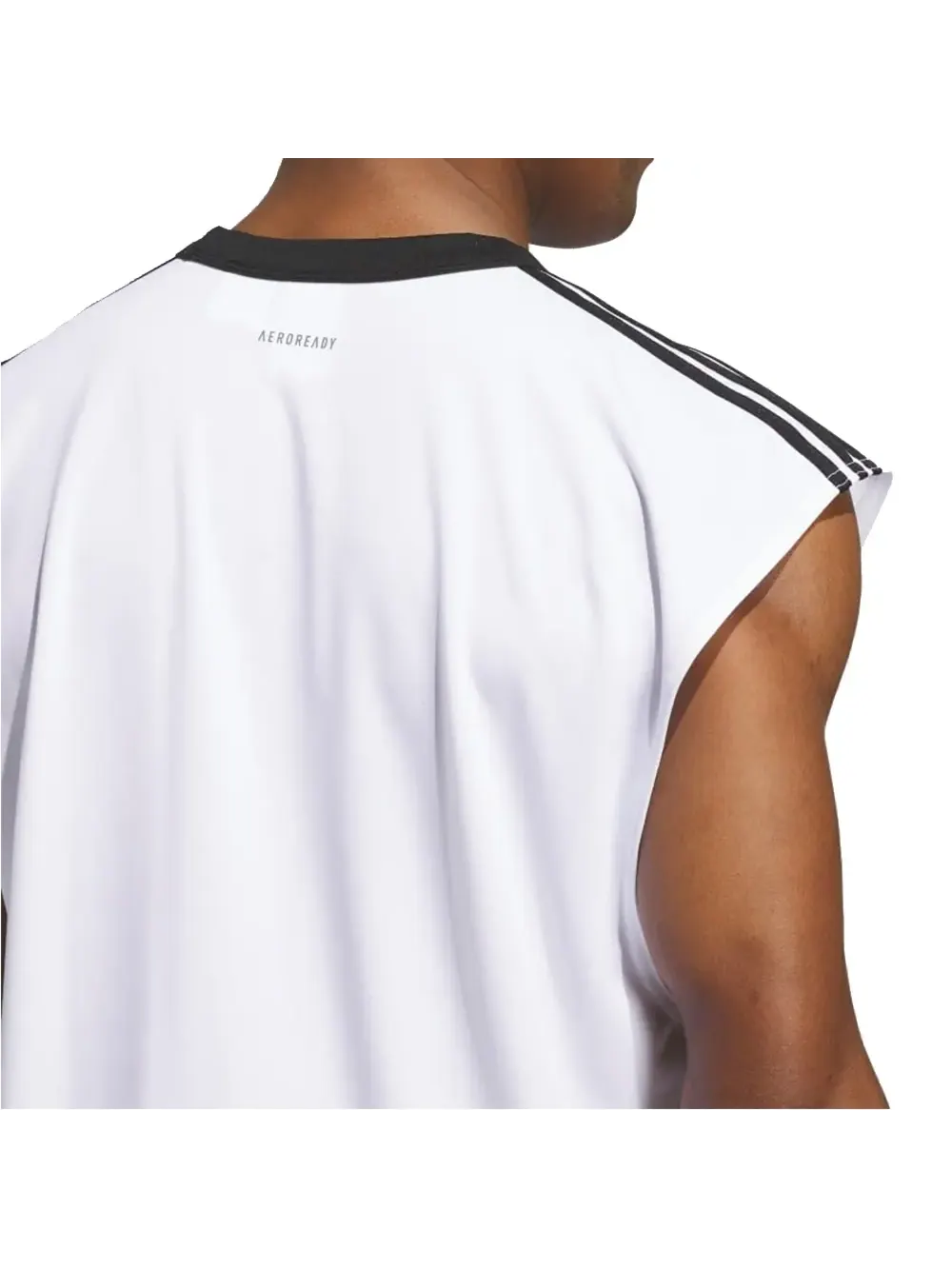 Жилет adidas Basketball All World Vest 'White Black' — изображение 3 из 3, белый