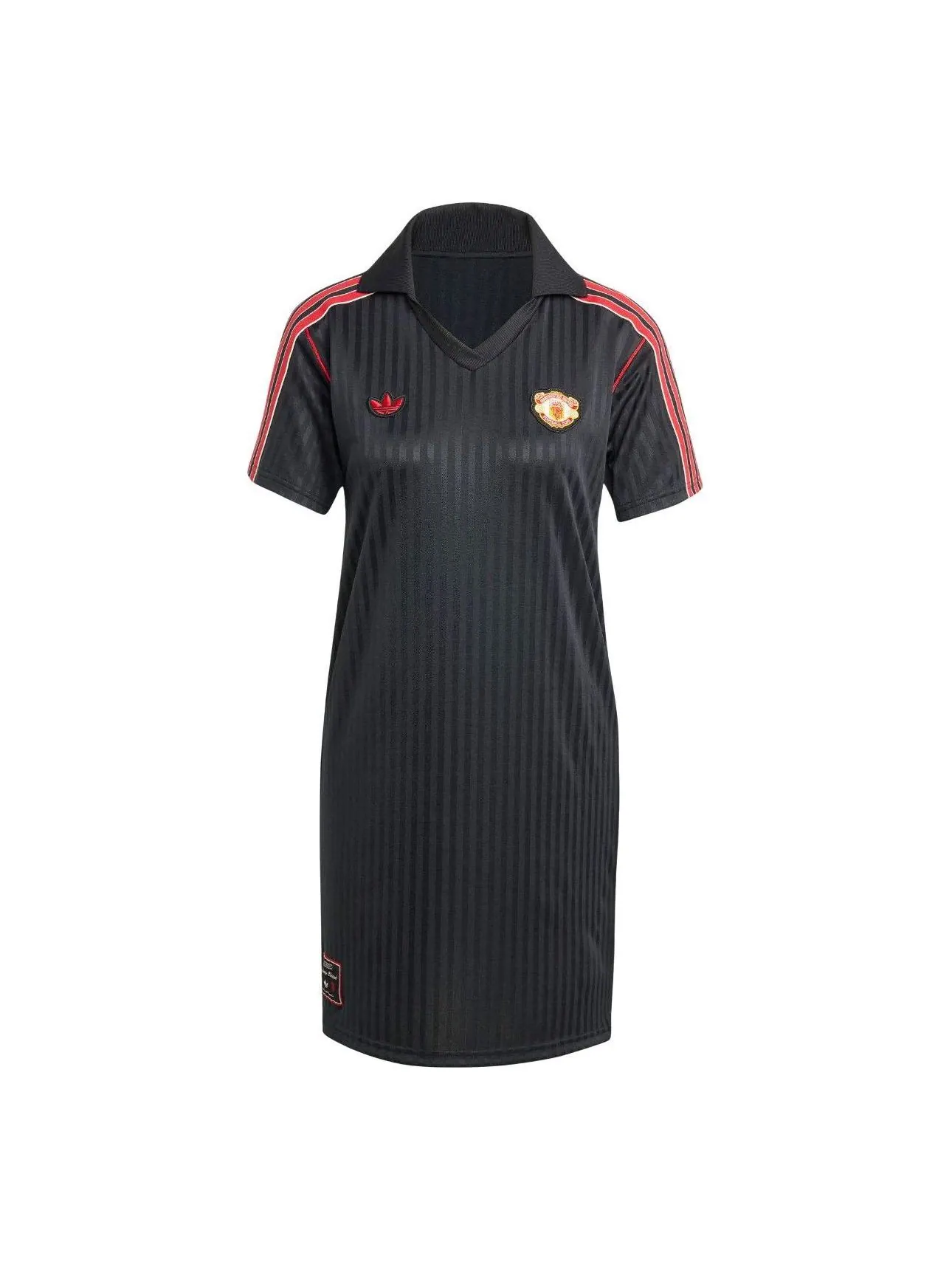 (WMNS) Adidas Manchester United Terrace Icons Dress 'Black Red' — изображение 1 из 1, черный/красный