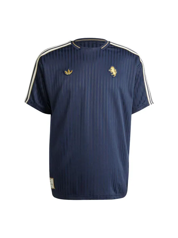Футболка juventus terrace icons jersey Adidas — изображение 1 из 2, темно-синий