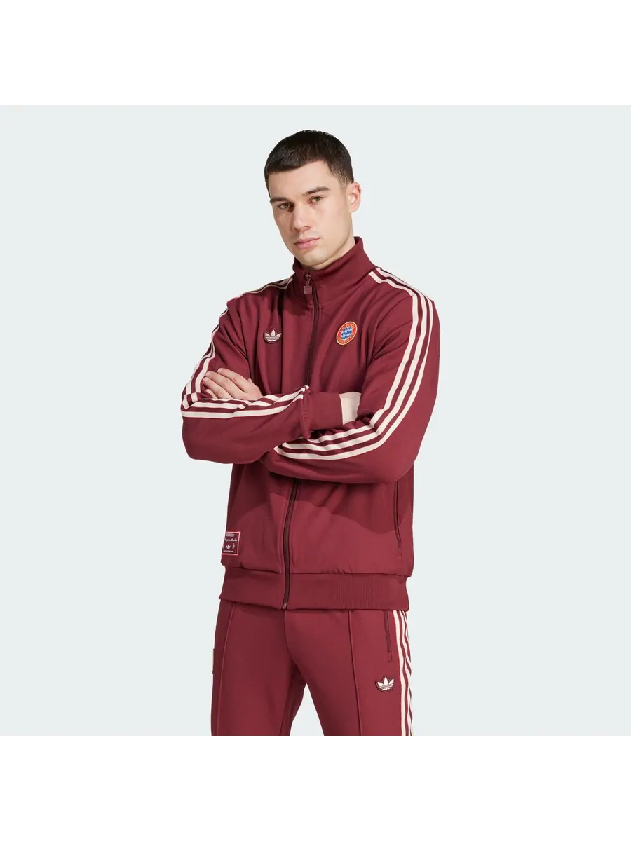 Тренировочная куртка ADIDAS FC Bayern Terrace Icon Track Top — изображение 2 из 4, красный