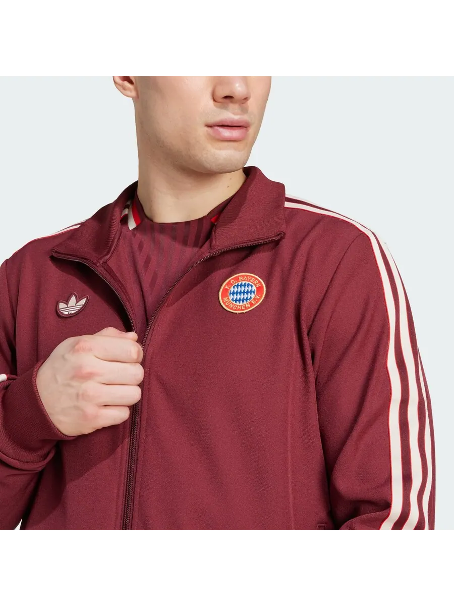 Тренировочная куртка ADIDAS FC Bayern Terrace Icon Track Top — изображение 3 из 4, красный