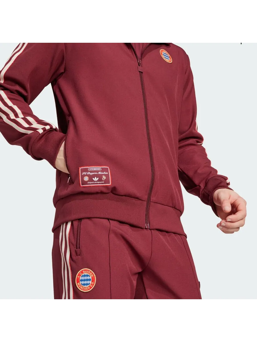 Тренировочная куртка ADIDAS FC Bayern Terrace Icon Track Top — изображение 4 из 4, красный