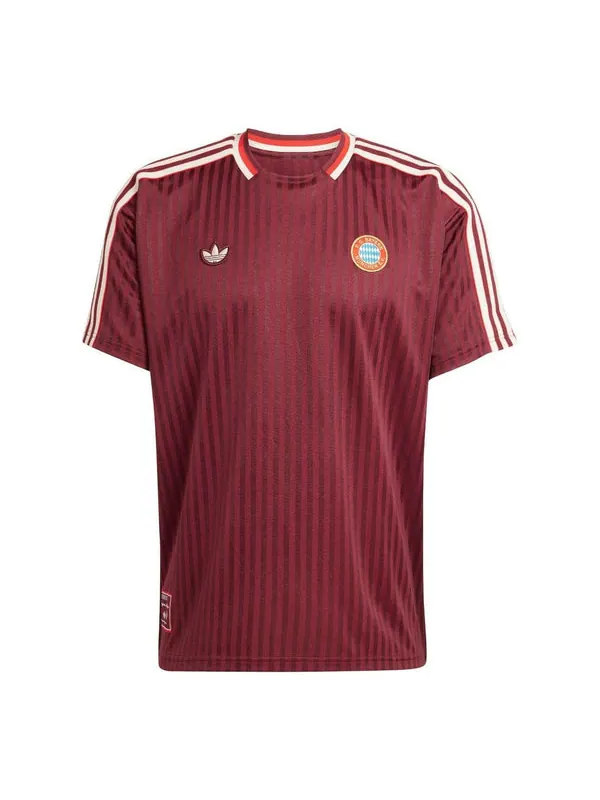 Футболка fc bayern terrace icons jersey Adidas — изображение 1 из 2, красный