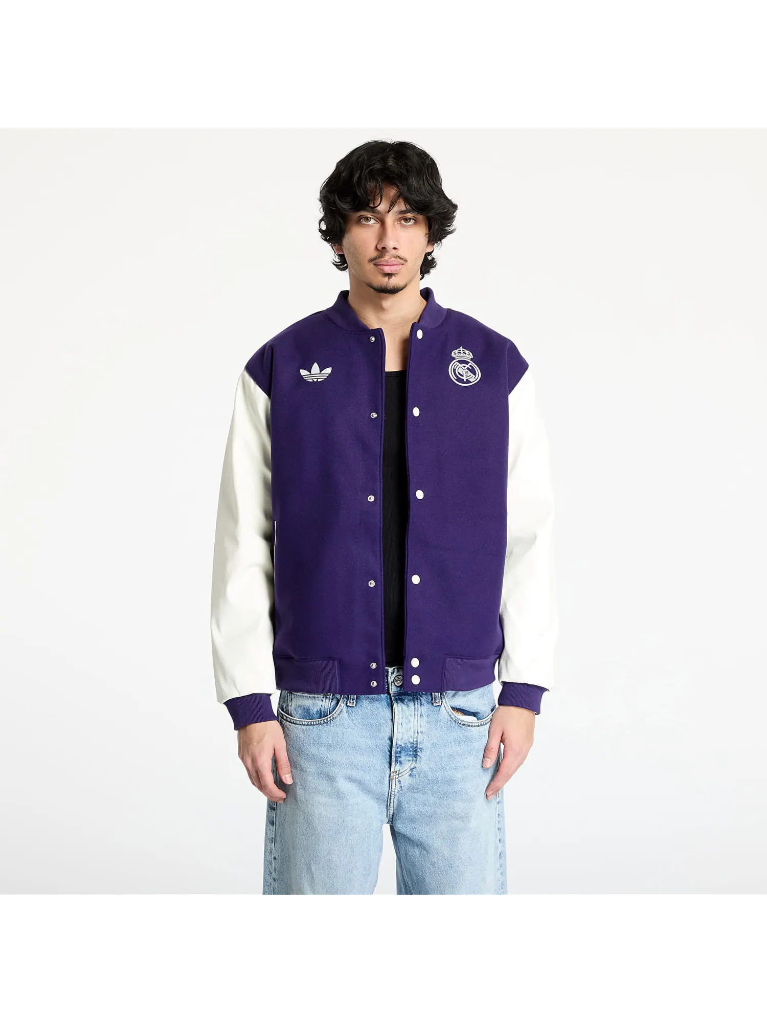 Куртка Adidas Real Madrid CNY Jacket (Gender Neutral) — изображение 2 из 9, темный фиолетовый